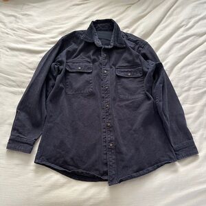 John Galt (J. Galt) Denim Shirt Jacket Dark Blue Size S